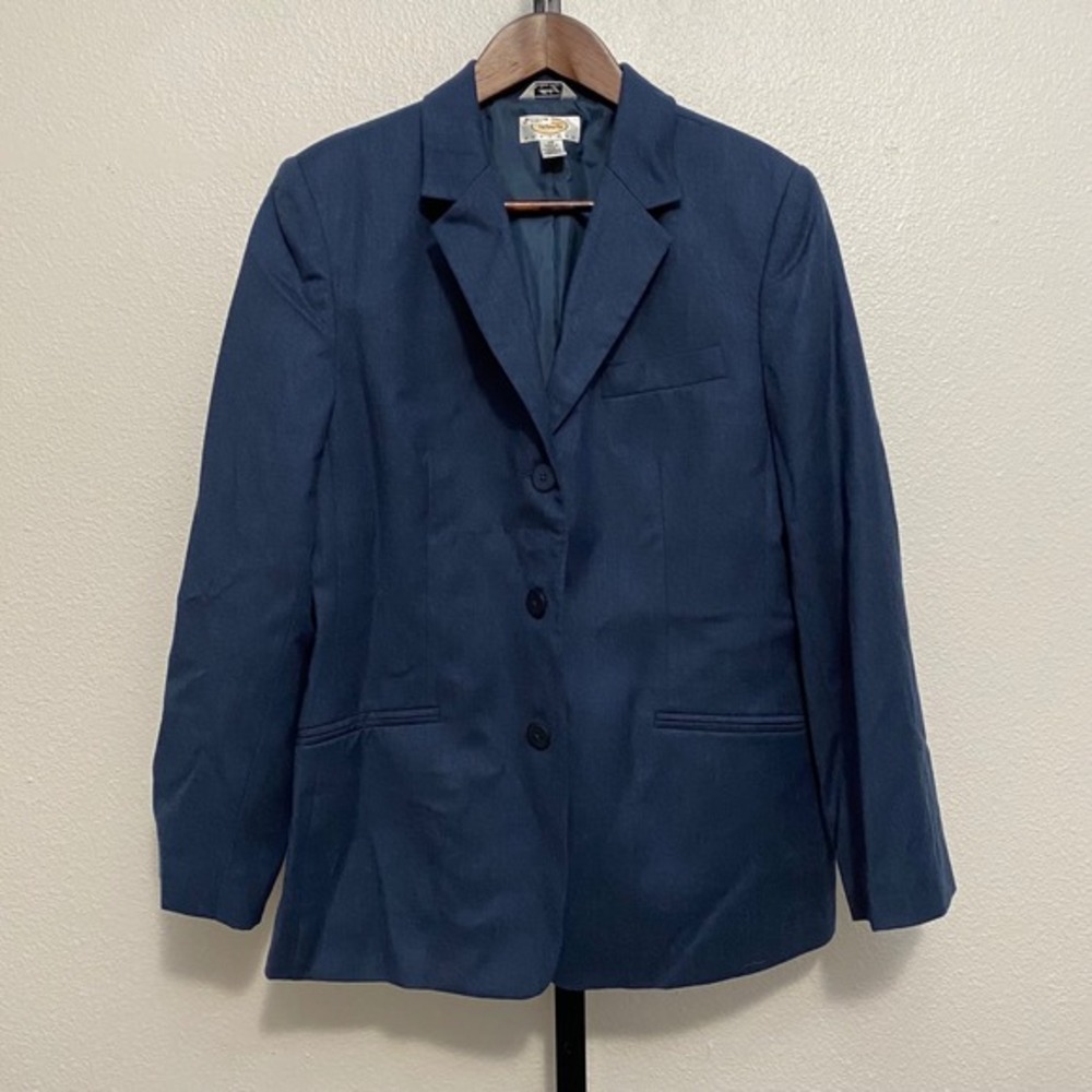 Vinatge Talbots Womens Wool Blazer 10P Heritage Old Money Quiet Luxury Calsule